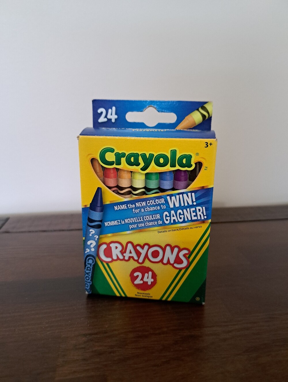 Crayola 24-Count Crayons 2017 Includes Retired Dandelion Yellow Multicolor